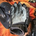 Stx Surgeon 400 Lacrosse Gloves L Black gray Padded Adj Wrist Hook   Loop