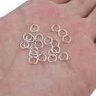 925 Sterling Silver Jump Rings 0 7x6mm 20pcs For Jewelry Making Findings
