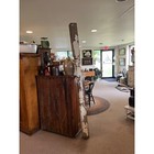 Rustic White Wooden Porch Column Post Architectural Salvage Chippy Paint Decor