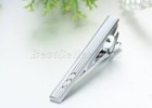 Fashion Men s Silver Tone Wedding Party Neck Tie Pin Necktie Clip Clasp Bar