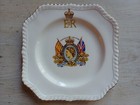 Vintage 1953 Queen Elizabeth Ii Coronation Commemorative Plate Johnson Bros