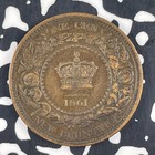 1864 New Brunswick Large Cent Lot f2642 Nice 