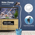 132gph Manual Aquarium Gravel Cleaner  Fish Tank Siphon Vacuum Cleaner With Adju