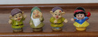 Fisher Price Little People Snow White And 3 Dwarfs Disney Princess