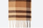 Steve Madden Plaid Fringe Women s Winter Scarf Wrap - Brown  Tan