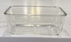 Vintage Antique Glass Westinghouse Refrigerator Glass Storage-loaf Pan With Lid