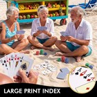 Plastic Playing Cards  Poker Size  Casino Quality  Jumbo Index  Waterproof      