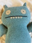 Ugly Doll Ice Bat Light Blue 13    Y2k Vintage Stuffed Plush 2002