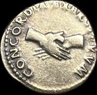 Ancient Roman Silver Coin  Nerva Denarius  96-98 A d  - Scarce Coin