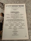 Broadway Playbill The Little Mermaid    Nov  2007 Original Cast   Ticket