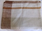 Vintage Likely Scandinavian Placemats - Linen Earth Tone Striped-set Of 6