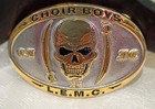 Vintage Choir Boys Lemc Police Motorcycle Club Belt Buckle - Creative Casting Tx