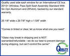 2233795c97  Side Sash Window For International Ce Bus  2205204c5  Bcsf23917b