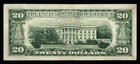 1977  20 Partial Back To Front Offset Print Error Xf  Federal Reserve Note 