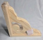 Single 1 Ornamental Mouldings Brscrollpine Wood Scroll Bracket Corbel 7x7 New