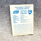 Vintage 1971 Ahra Drag Racing Card   warhorse  1970 Mustang Funny Car  Fleer 