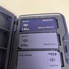 Sony Set With Case Memory Stick 128 Mb 64 32