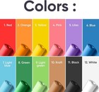 18  X 1200   100 Ft  Pack Of 12 Rolls Usa Made Multi-color Kraft Paper Rolls Set