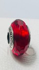 Christmas Red Fascinating Pandora Murano Glass Charms Faceted Bead Cyber Month