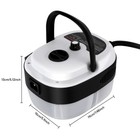 Handheld Steam Cleaner White 2500w High-pressure 6 Adjustable Gears For Kitchen