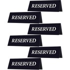 Reserved Table Signs Set 6 Pieces Acrylic Wedding Guest Seating Decor Event New