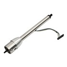 Stainless Steel 28  Universal Tilt Manual Steering Column   Wheel Adapter No Key