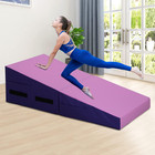 Gymnastics Mat 48x24 Inch Incline Mat Gymnastics Wedge Mat Tumbling Mat Folding