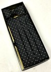 Vintage Santana Formal Accessories Silk Bow Tie   Cummerbund Set New In Box