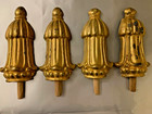 Gilt Bronze Pediments For Curtain Or Wall  Mirror  Set Of Four