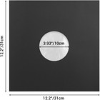 Facmogu 20pcs 12in Black Paper   Poly Lined Record Inner Sleeves For Lp Vinyl