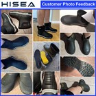 Hisea Men s Ankle Rain Boots Waterproof Non-slip Hunting Garden Yard Work Boots