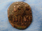Byzantine  jesus Christ Seated-jeweled Cross   Anonymous Follis - Michael Iv B16