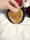 Dan Dee Collectors Choice 2007 Christmas Black Bear Plush Red Plaid Holiday