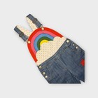 Mini Boden Rainbow Applique Overalls