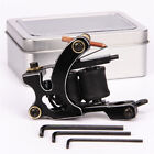 Tattoo Coil Machine Gun Shader Self-lock Grip With Cover Tips Beginner Kit New