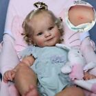 Lifelike Reborn Baby Girl Doll Full Body Vinyl Blonde Toy Birthday Gift