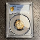 Ms67 1945-d 10c Us Philippines Silver 20 Centavos  Pcgs Trueview- Rainbow Toned
