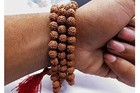 Original Rudraksha 5 Mukhi Mala With 108 Beads For Jaap   Puja With   Fs