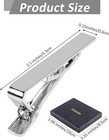 5p Tie Clips For Men  5 Different Classic Tie Bar  Stainless Steel Tie Clip For