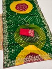 Indian Women Gota Work Saree Traditional Embroidery Ethnic Party Wear Saree