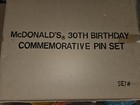 Vintage Mcdonald s 30th Birthday World Flags Lapel Pin 1985 Limited Edition Set
