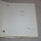 Backdraft Original Movie Script Screenplay Gregory Widen 1987 Imagine Cover