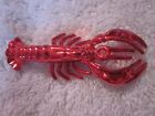 3 Dozen  36 Pieces   red Crawfish Trinkets  70mm - Bulk Crafts Mudbugs Crayfish