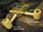 Missouri Meerschaum Legend 5th Avenue Bent Stem Corncob Smoking Pipe - 5610