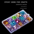 Bulk Self Adhesive Gems Jewels For Kids Crafts Rhinestones Colorful10 Shapes    