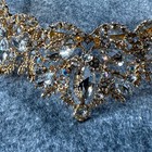 Bridal Tiara Crown Gold-tone Crystal Rhinestone Headband Princess Wedding Formal