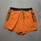 Nike Trail Running Shorts Mens M Zipper Pockets Reflective Dv9311-885