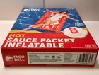 Brand New Taco Bell Hot Sauce Packet Inflatable Pool Float 30  X 57 8 