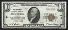 1929  10 1st Wisconsin National Bank Of Milwaukee  Wi National Currency Ch   64