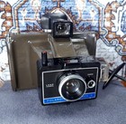 A Very Nice Vintage Polaroid Colorpack Ii Instant Camera Olive Green   Black